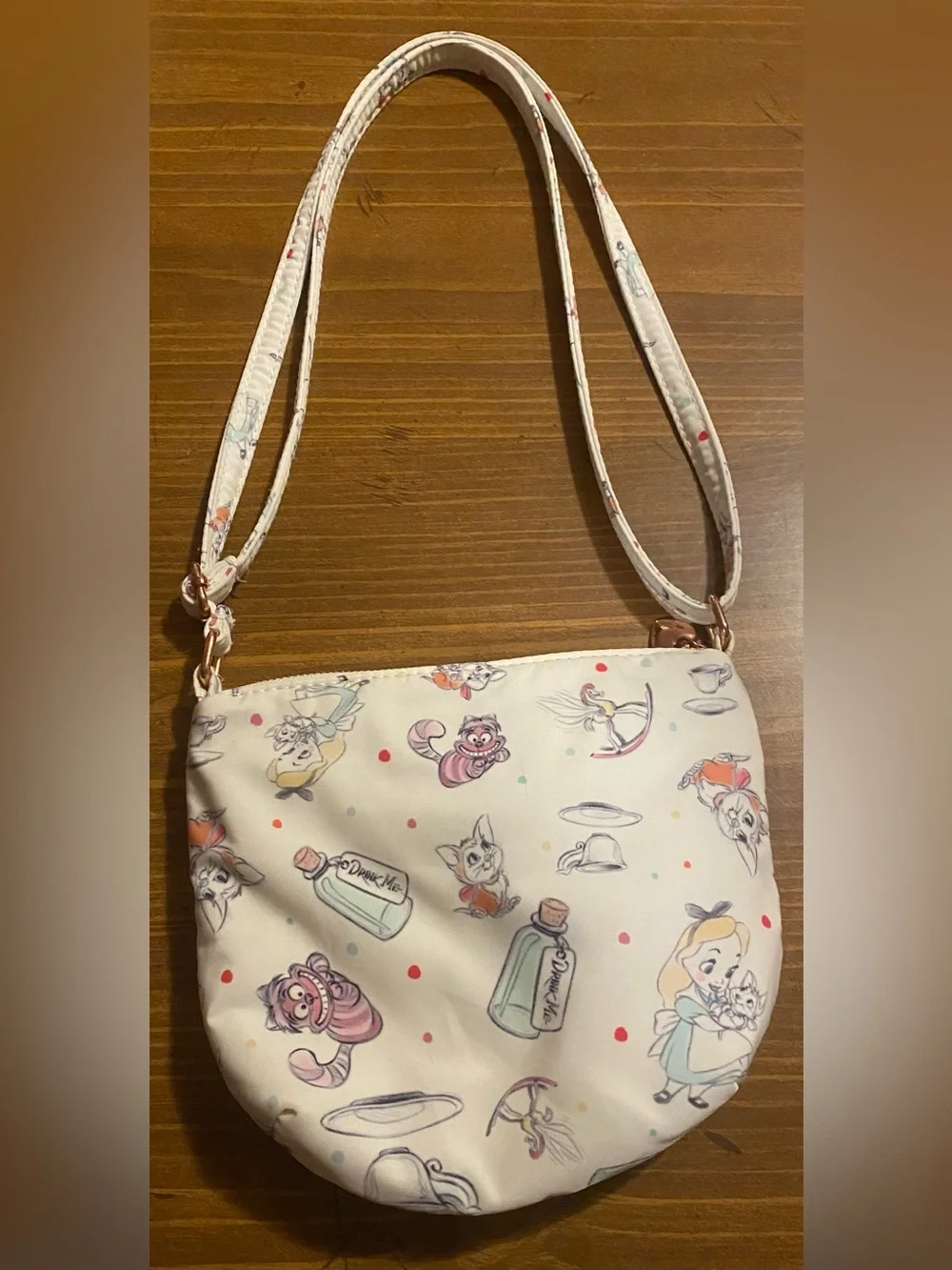 Disney Store Animator’s Collection Alice in Wonderland Bow Crossbody Bag